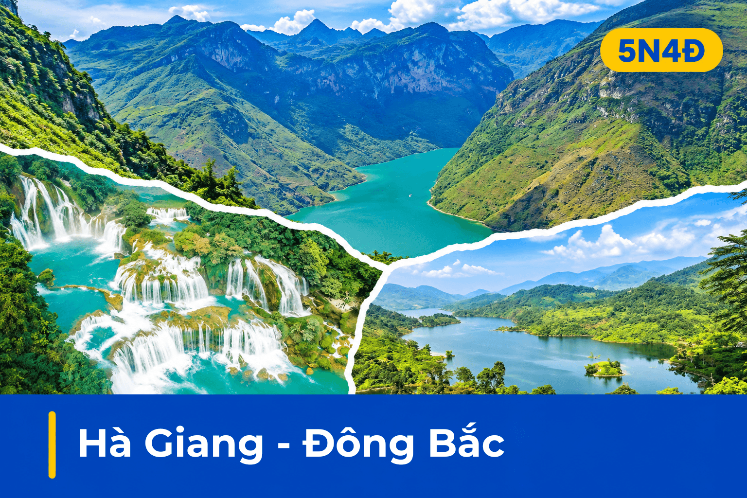 Tour Hà Giang – Cao Bằng – Ba Bể 5N4Đ | Mã Pì Lèng, Thác Bản Giốc