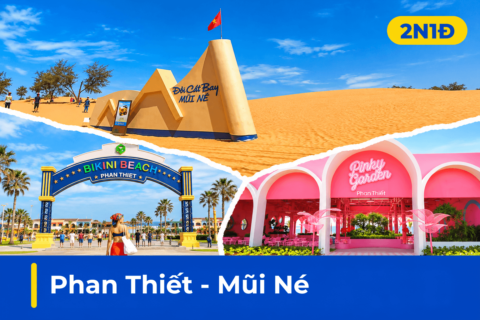 Tour Phan Thiết – Mũi Né 2N1Đ resort 4 sao | Bikini Beach