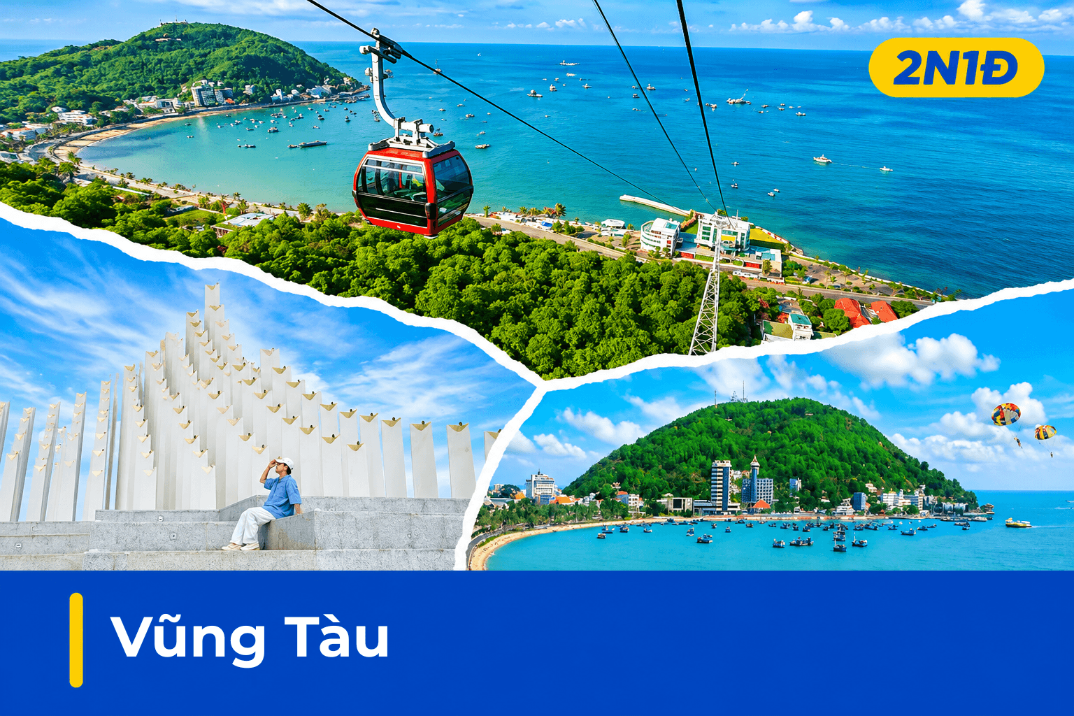 Tour Vũng Tàu 2N1Đ | Nhà thờ Song Vĩnh, Tháp Tam Thắng