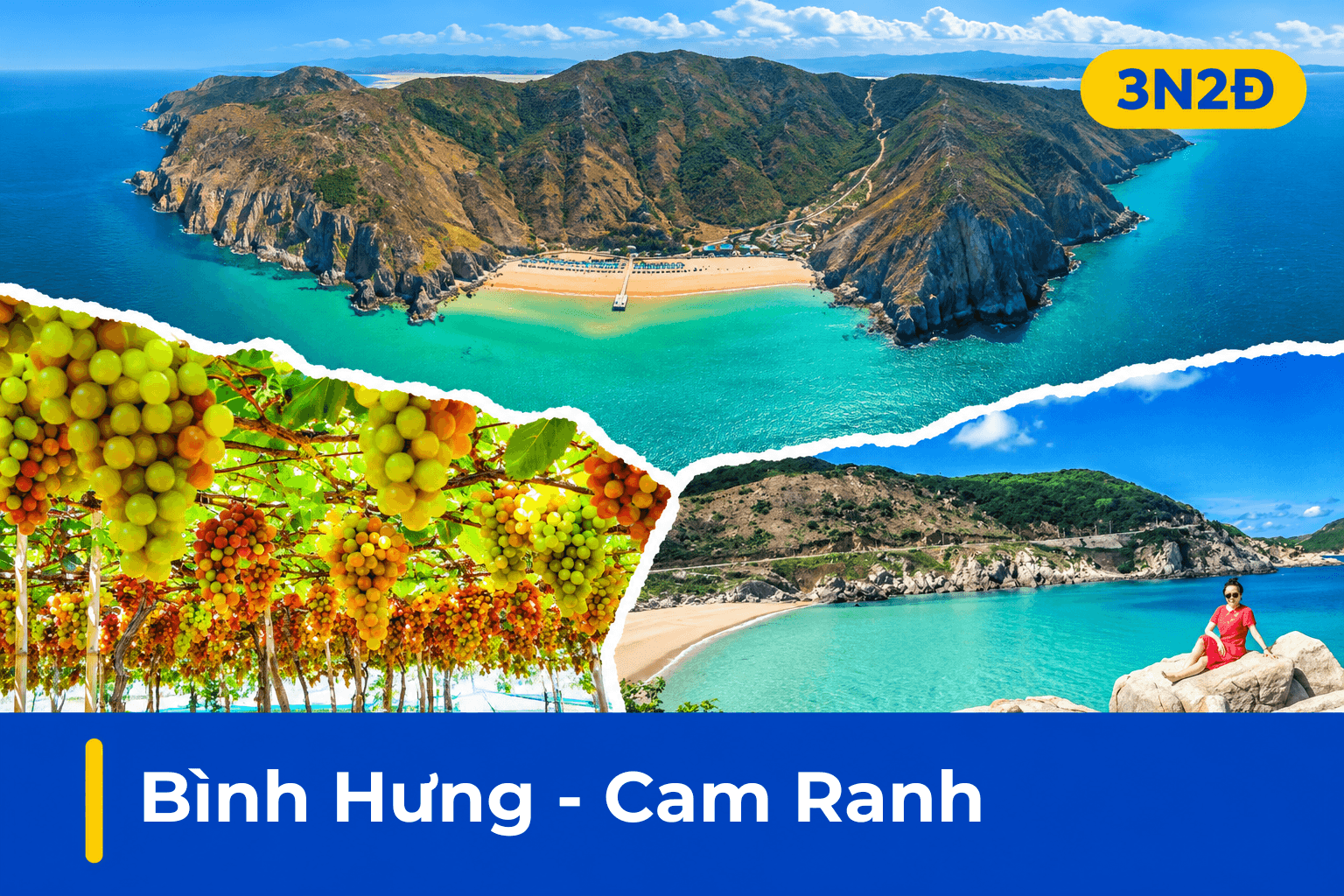 Tour Cam Ranh – Đảo Bình Hưng 3N2Đ | Resort 5 sao