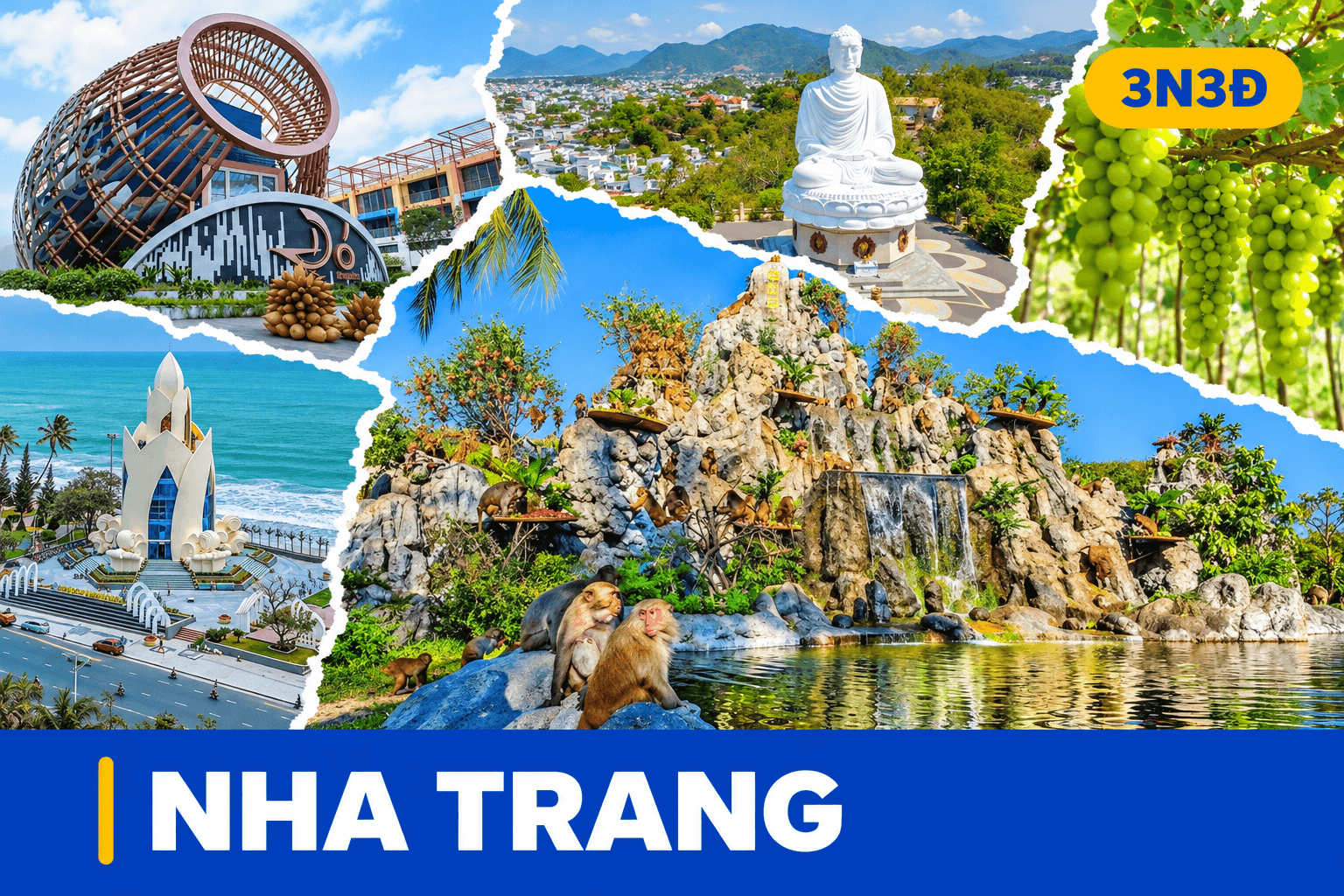 Nha Trang - Đảo Khỉ - City Tour