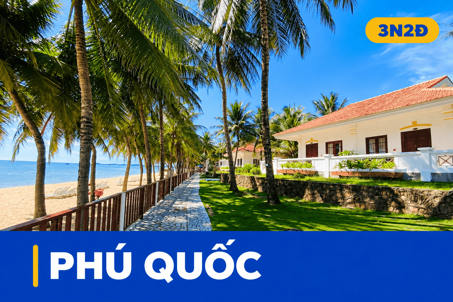 COMBO 3N2D: PHÚ QUỐC - HAWAII RESORT 3*