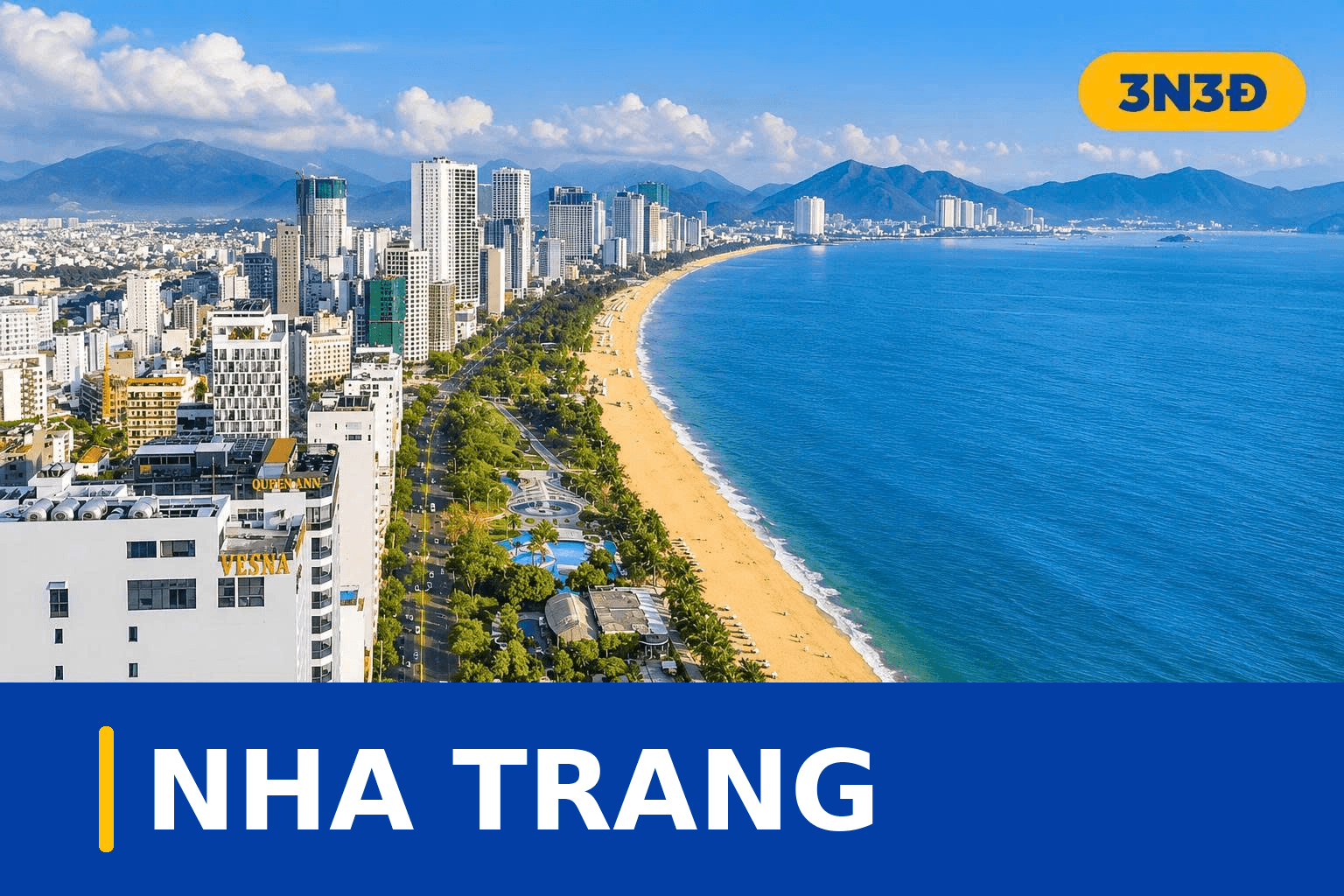 NHA TRANG 3N3D: ĐẢO KHỈ - ĐÓ THEATER - VINWONDER - KS 4 - 5 SA0