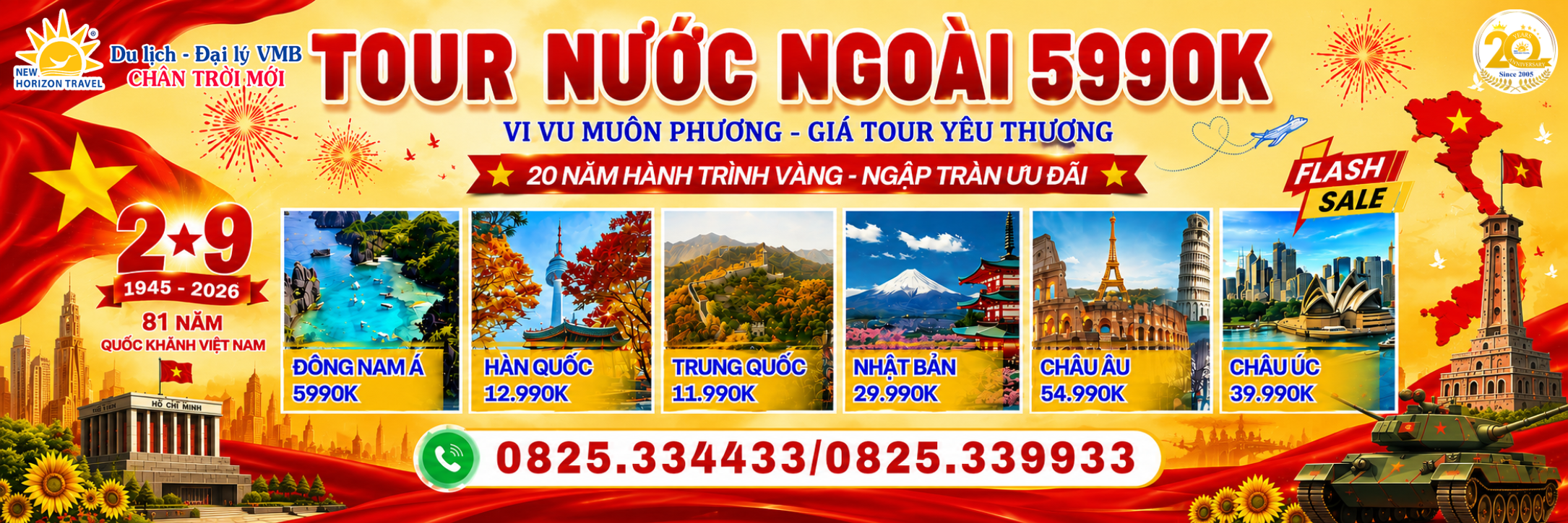 TOUR NƯỚC NGOÀI 5990K